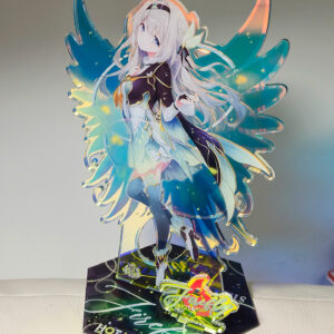 25cm雙層縷空幻彩壓克力大立牌(流螢)