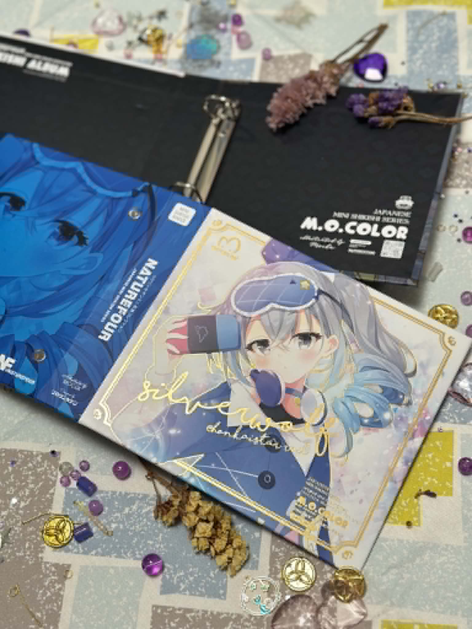 日本迷你色紙燙金收納冊(全4種)(附指定特典卡&內頁) - Image 4